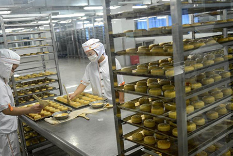 杭州食品廠月餅生產(chǎn)車間設(shè)計施工案例